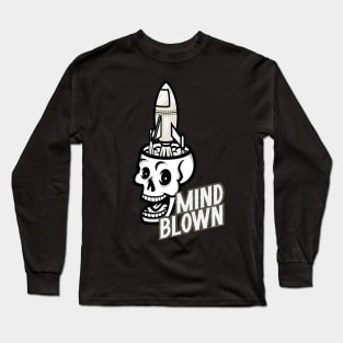 Mind Blown Rocket - Vintage Psychedelic Art Long Sleeve T-Shirt